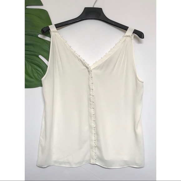 LOFT Tank Top with Crochet Trim Detail, Size XS - Picture 2 of 8